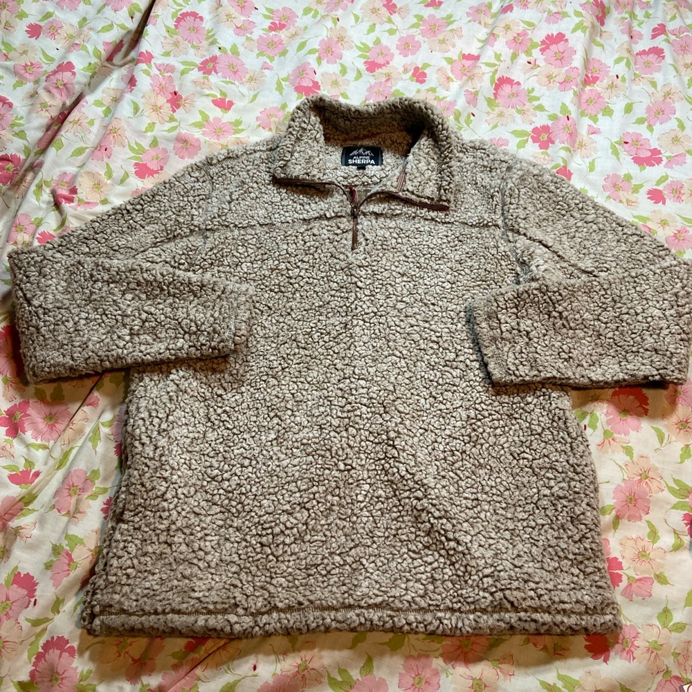 Pullover Shirt Style Half Zip Jacket by Alpine. EUC!
